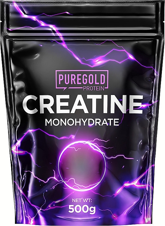 Creatine Monohydrate Powder, cherry-lime - PureGold Creatine Monohydrate Cherry Lim — photo N2