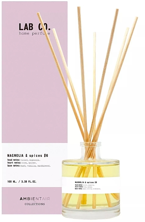 Magnolia & Spices Reed Diffuser - Ambientair Lab Co. Magnolia & Spices — photo N1