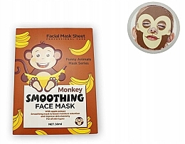 Monkey Sheet Mask - Wokali Animal Monkey Smoothing Face Mask — photo N2