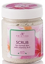 Vitamin Face Scrub - Hristina Cosmetics Vitamins A+E Scrub — photo N1