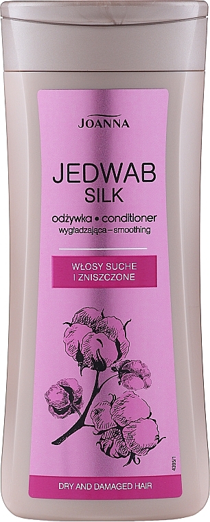 Smoothing Silk Conditioner for Dry & Damaged Hair - Joanna Jedwab Silk Smoothing Conditioner — photo N1