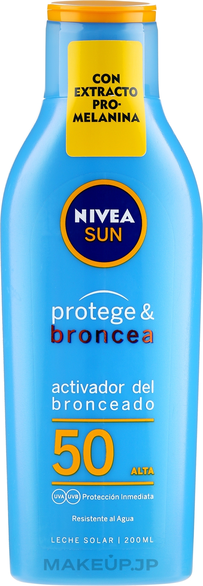 Lotion-Tanning Enhancer "Protection and Tan" - Nivea Sun Care SPF50 — photo 200 ml