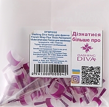 French Tips - Dashing Diva French Wrap Plus Thick Permanent Violet — photo N4