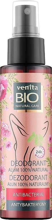 Women Deodorant - Venita Bio Natural Care Woman Antibacterial Deo — photo N1