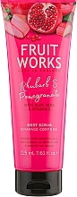 Body Scrub "Rhubarb & Pomegranate" - Grace Cole Fruit Works Body Scrub Rhubarb & Pomegranate — photo N1