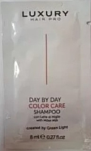 Fragrances, Perfumes, Cosmetics Colored Hair Shampoo - Green Light Day By Day Color Care Shampoo With Millet Milk (sachet)