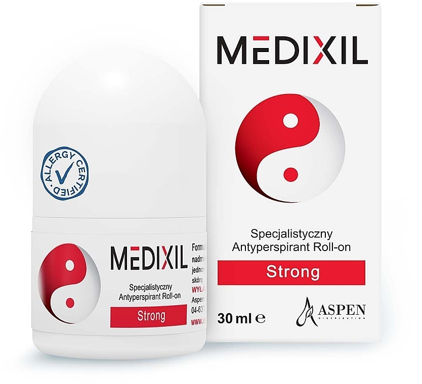 Long-Lasting Antiperspirant for Normal Skin - Medixil Strong Antyperspirant Roll-On — photo N3