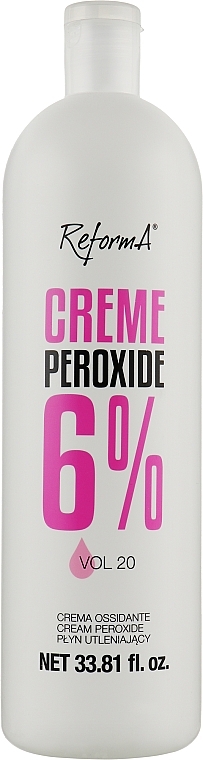 Oxidant Cream 6% - ReformA Cream Peroxide 20 Vol — photo N1