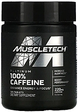 Fragrances, Perfumes, Cosmetics Caffeine Food Supplement - Muscletech Platinum 100% Caffeine, 220 mg