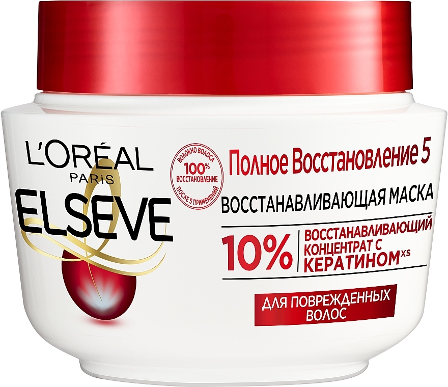 Repair Hair Mask - L'Oreal Paris Elseve "Full Recovery" — photo N1