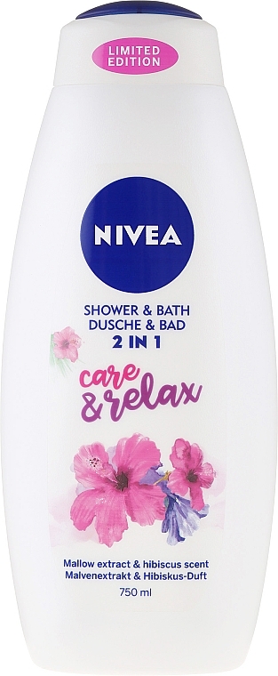 Shower Gel 2 in 1 - NIVEA Shower & Bath Care & Relax — photo N5
