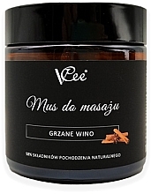 Vegan massage mousse 'Mulled Wine' - VCee Mulled Wine Massage Mousse — photo N1