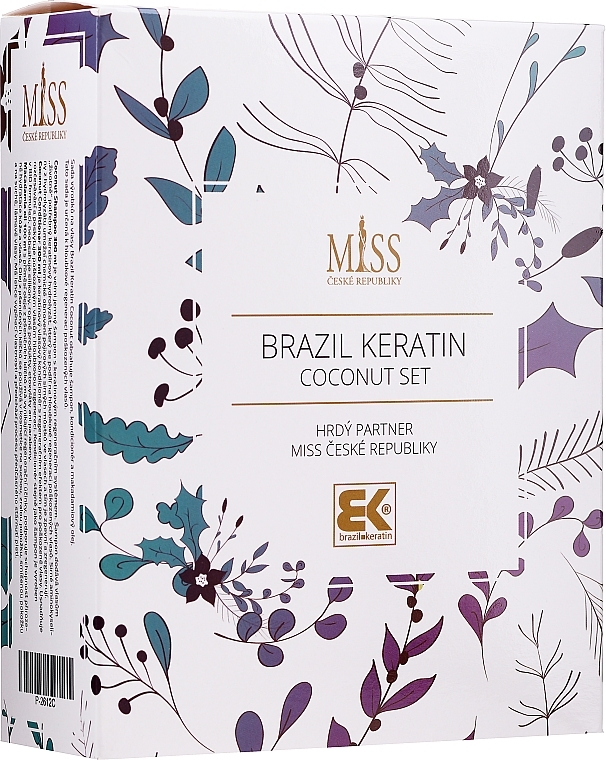 Set - Brazil Keratin Coconut Set (sch/300ml + cond/300ml + oil/100ml) — photo N1