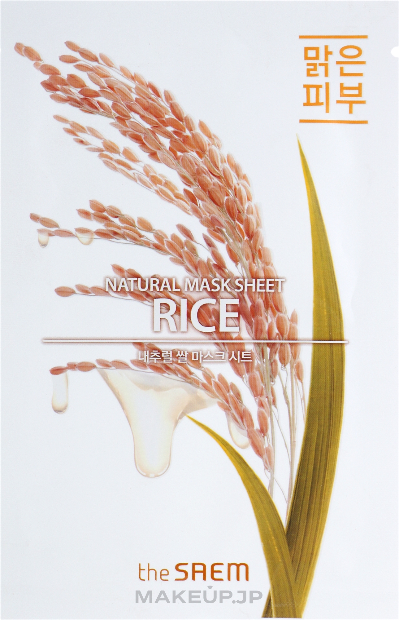 Nourishing Sheet Mask - The Saem Natural Mask Sheet Rice — photo 21 ml