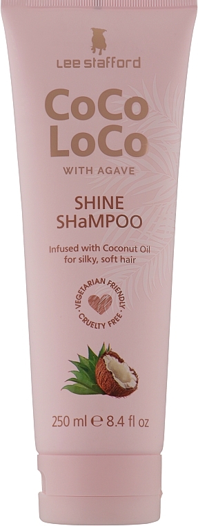 Moisturizing Shampoo - Lee Stafford CoCo LoCo Shine Shampoo With Agave — photo N3