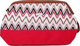 Fragrances, Perfumes, Cosmetics ZigZags Makeup Bag 94002, milk-red - Top Choice