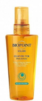 日焼け止めヘアオイル - Biopoint Solaire Olio Filter — photo N1