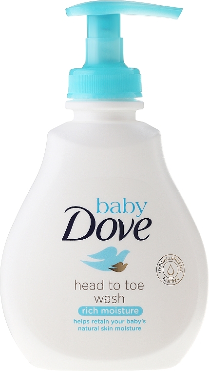 Kids Shampoo-Gel - Dove Baby Rich Moisture Washing Gel For Body And Hair — photo N1