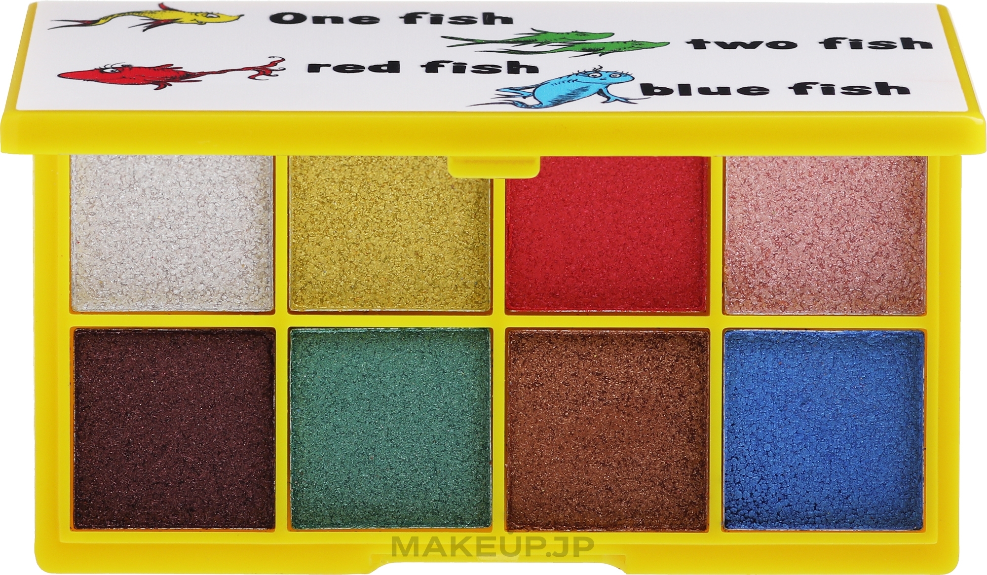 Eyeshadow Palette - I Heart Revolution Dr. Seuss One Fish Two Fish Red Fish Blue Fish Eyeshadow Palette — photo 10.8 g