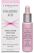 Fragrances, Perfumes, Cosmetics Facial Serum Fluid - L'Erbolario Hyaluronic Acid Triple Action Face Fluid