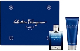 Fragrances, Perfumes, Cosmetics Salvatore Ferragamo Acqua Essenziale Blu - Set (edt/30ml + sh/gel/50ml)