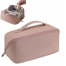 Foldable Rectangular Cosmetic Bag, dusty rose, KS47 - Ecarla — photo N2