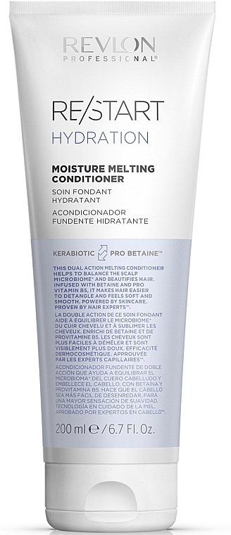 Hair Moisturizing Conditioner - Revlon Professional Restart Hydration Moisture Melting Conditioner — photo N1