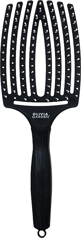 Brush - Olivia Garden Finger Brush Large Black — photo N2