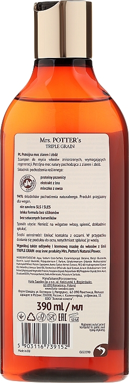 Shampoo - Mrs. Potter's Helps To Regenerate Shampoo — photo N3