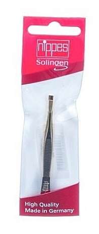 Curved Tweezers, Golden, 8 cm - Nippes Solingen Pince Epiler Dore 9g — photo N2