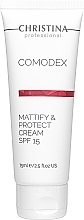 Fragrances, Perfumes, Cosmetics Face Cream - Christina Comodex Mattify & Protect Cream SPF15