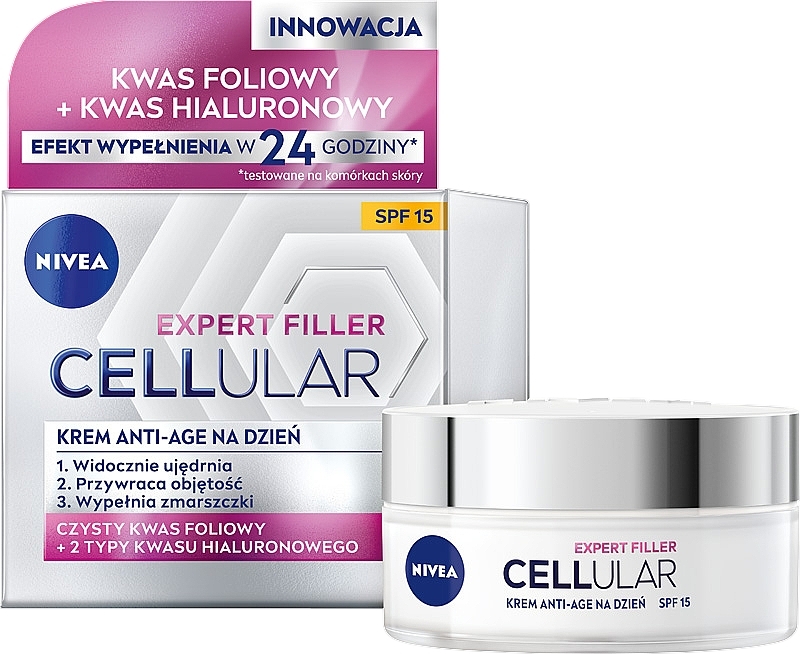 Anti-Aging Day Cream - NIVEA Cellular Anti-Age Skin Rejuvenation Face Day Cream SPF 15 — photo N2