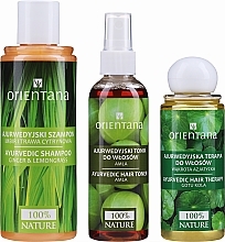 Fragrances, Perfumes, Cosmetics Set for Strong & Beautiful Hair - Orientana (h/shm/210ml + h/tonic/100ml + h/oil/105ml)