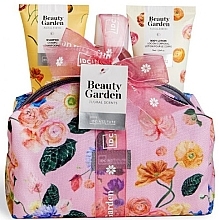 Fragrances, Perfumes, Cosmetics Set - IDC Institute Beauty Garden (sh/gel/100ml + b/lot/70ml + sh/70ml + bag)