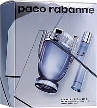 Paco Rabanne Invictus - Set (edt/100ml + edt/20ml) — photo N2