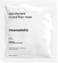 Fragrances, Perfumes, Cosmetics Face Mask - Mesoestetic Age Element Crystal Fiber Mask