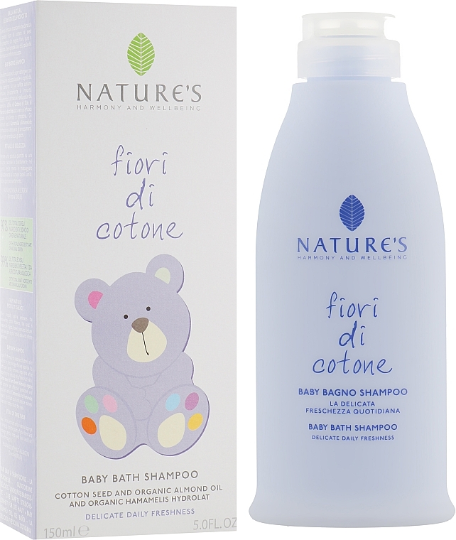 Baby Shampoo - Nature's Fiori Cotone Baby Bath Shampoo — photo N10