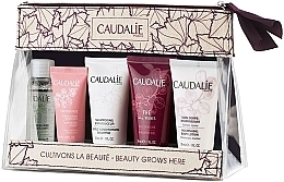 Fragrances, Perfumes, Cosmetics Set - Caudalie Travel Set (water/30ml + cr/15ml + sh/30ml + sh/g/30ml + b/lot/30ml)