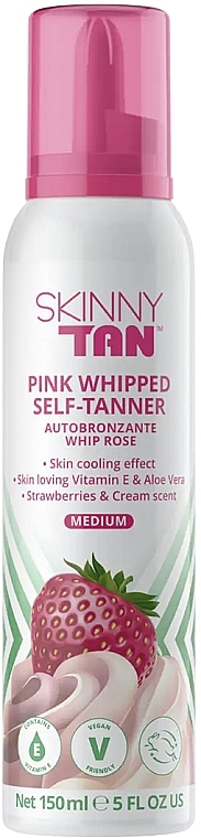 Self-Tanning Mousse 'Pink' - Skinny Tan Whip Mousse — photo N1