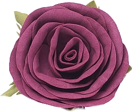 Burgundy Rose Elastic Hair Band - Katya Snezhkova — photo N6