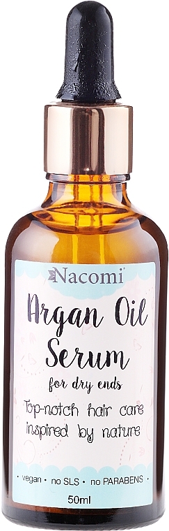 Hair Serum - Nacomi Natural With Moroccan Argan Oil Serum — photo N7