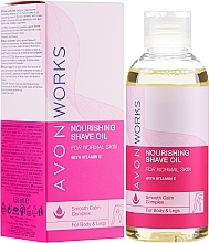 Fragrances, Perfumes, Cosmetics Shaving Oil - Avon Works Nourishing Shave Oil For Body&Legs