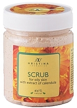 Fragrances, Perfumes, Cosmetics Calendula Face Scrub - Hristina Cosmetics Calendula Extract Scrub