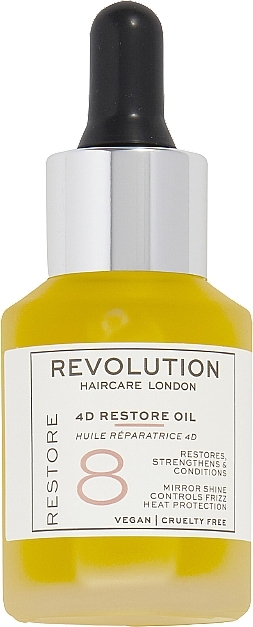 Hair Oil - Revolution Haircare 8 4D Restore Oil — photo N1