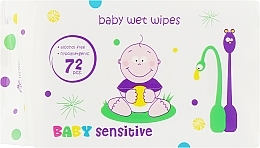 Fragrances, Perfumes, Cosmetics Baby Wet Wipes - Normal Clinic Baby Sensitive