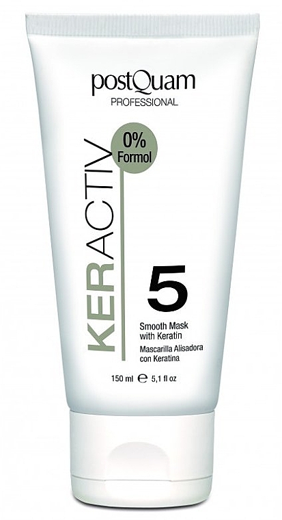 Hair Mask - Postquam Keractiv Smooth Mask With Keratin — photo N1