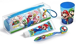 Fragrances, Perfumes, Cosmetics Set - Lorenay Super Mario (toothpaste/75ml + toothbrush + cup + bag)