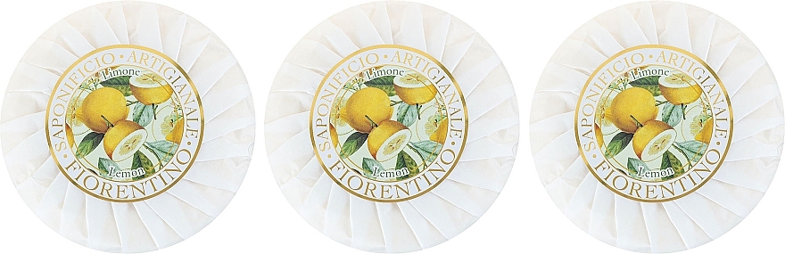 Soap Set "Lemon" - Saponificio Artigianale Fiorentino Lemon Soap — photo N2