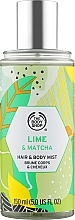Fragrances, Perfumes, Cosmetics Lime & Matcha Hair & Body Spray - The Body Shop Lime & Matcha Hair & Body Mist