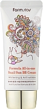Fragrances, Perfumes, Cosmetics Snail Extract BB Cream - FarmStay All-in One Snail Sun BB Cream